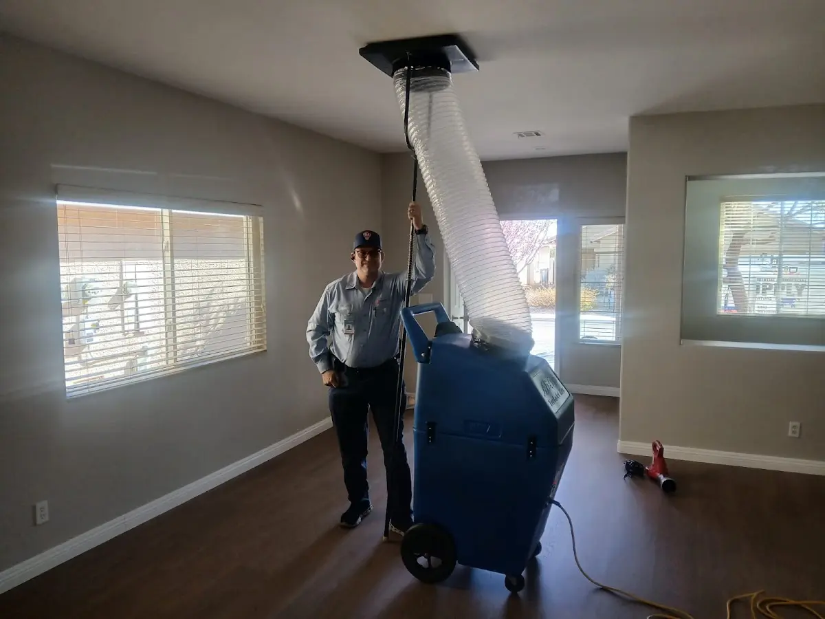 Professional Dryer Vent Cleaning work inside a Battlefield home